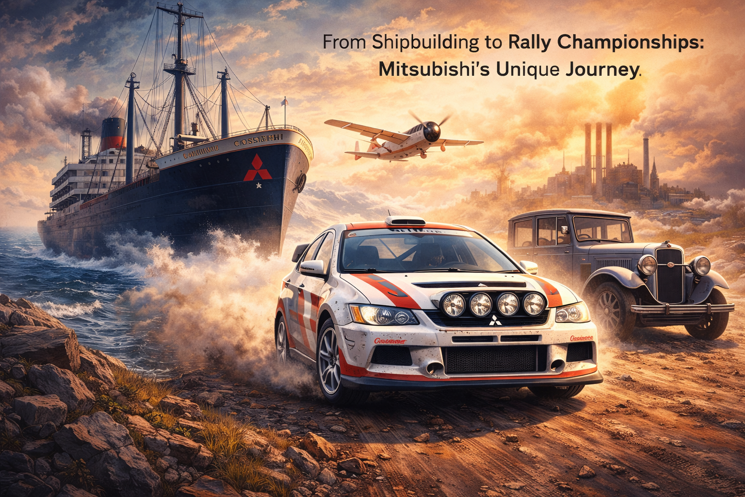 From Shipbuilding to Rally Championships - Mitsubishi’s Unique Journey